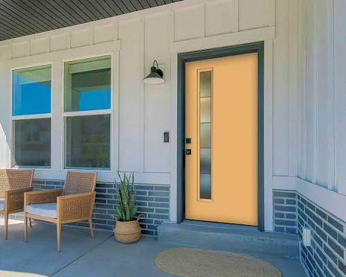painted door